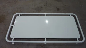 Firmenschild Werbe Schild Tafel Stahl Rohrrahmen Blech 224 cm - Bild 1 von 13