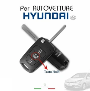 cover chiave guscio telecomando per hyundai i20 n i40 i30 i10 ix20 ix35 - Imagen 1 de 7
