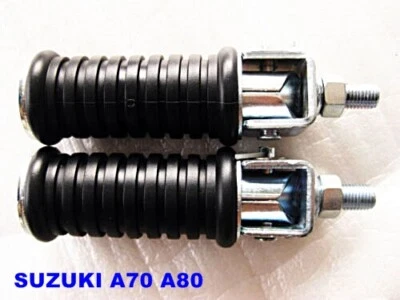 Fit SUZUKI A70 A80 A100 K10 K11 F50 GT250 TC100 TC120 REAR FOOT PEG RUBBER [mi] Foto 1 de 4