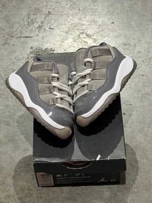 Nike Air Jordan 11 Low Retro TD Cool Grey 2018 niño pequeño talla 2C DS 505836-003 Foto 1 de 4
