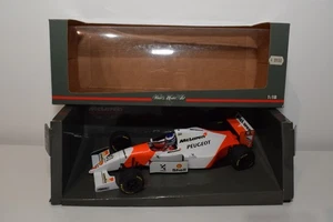 B88 1:18 PAULS MODEL MINICHAMPS 530 941807 MCLAREN PEUGEOT MP 4/9 HAKKINEN 94 F1 - Picture 1 of 23