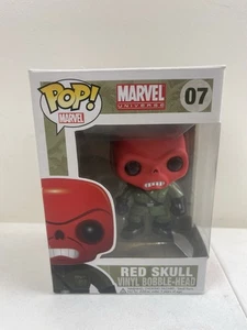 Funko Pop! Marvel #07 Calavera Roja Abovedada/Retirada Raro Nuevo - Imagen 1 de 6