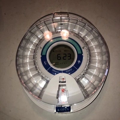 Dispensador automático inteligente de pílulas 28 dias Bluetooth aplicativo alertas agenda A-1281 C4 - Imagem 1 de 4