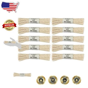 Limpieza sin esfuerzo: 10 paquetes de 40 limpiadores de pipa de algodón extra absorbente - Imagen 1 de 4