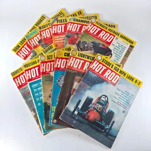 Hot Rod Magazine 1964 Full Year Lot 12 Issues Complete Drag Racing Muscle Cars - Picture 1 of 12