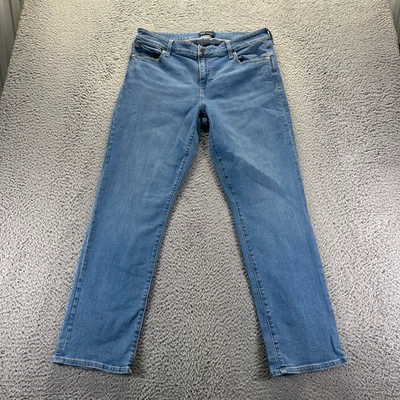 Gap Jeans Womens 12 Blue Denim Cotton Straight Leg Classic Stretch Workwear - Image 1 of 4