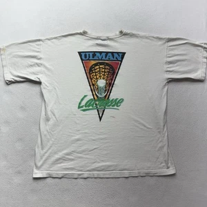 Camiseta De Colección ULMAN Ropa Deportiva EE. UU. Lacrosse Envejecido Adulto XL - Imagen 1 de 12
