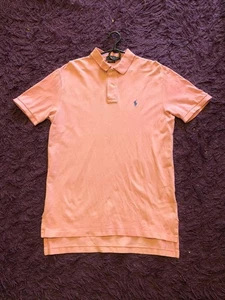 Men's Polo Ralph Lauren Cotton Classic Slim Fit Polo T-Shirt M WMNS SunFaded - Picture 1 of 19