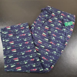 Pantaloni da notte LL Bean Wicked comodi in flanella camper camion alberi uomo taglia 3XL nuovi con etichette - Foto 1 di 12