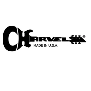 Paquete de 3 calcomanías de cabezal Charvel para guitarras negro macizo NUEVA reproducción - Imagen 1 de 1