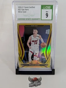 TYLER HERRO /10 GOLD MIRROR 2020-21 Panini Certified #32 CSG 9 MIAMI HEAT - Bild 1 von 10