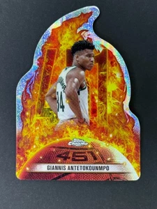 2024-25 Topps Chrome Basketball 451 #451-1 Giannis Antetokounmpo SSP - Picture 1 of 3