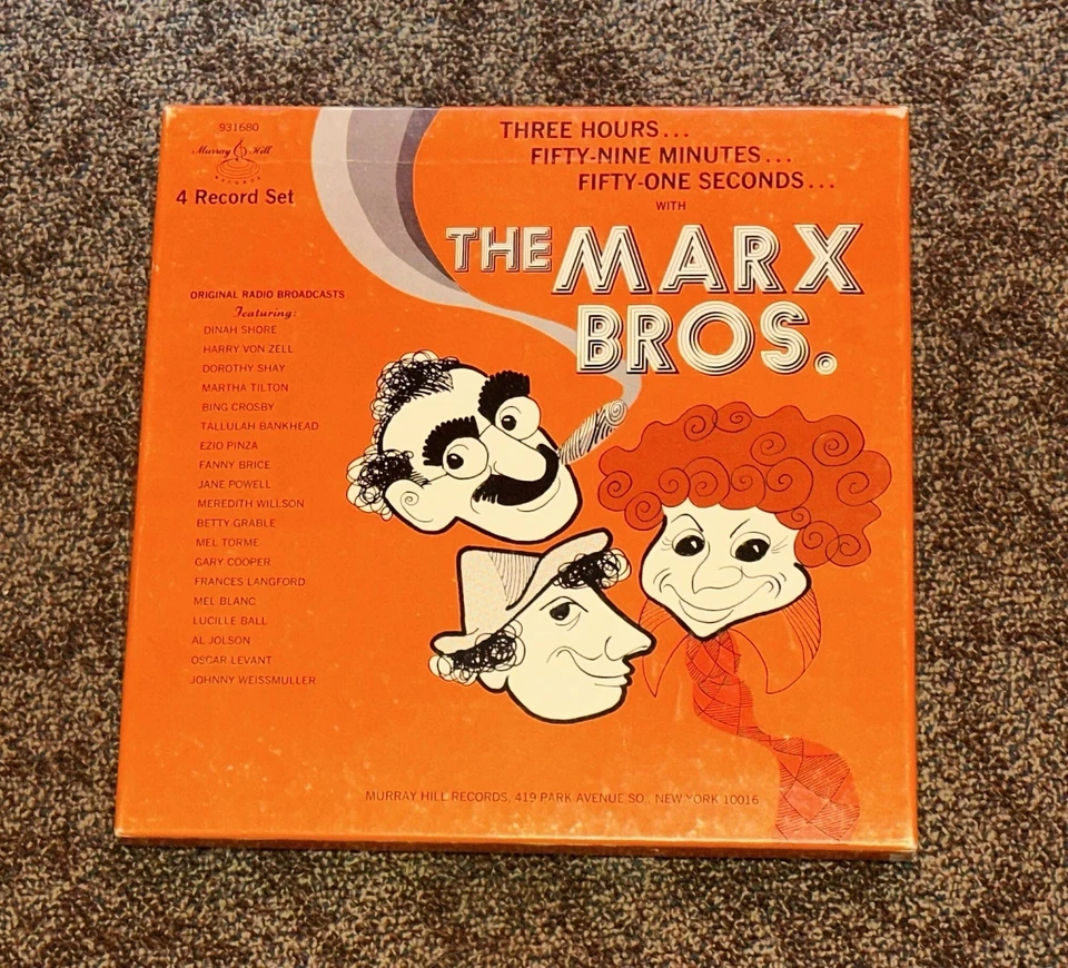 THE MARX BROTHERS - SET OF 4 VINYL LP RECORDS Foto 1 de 4