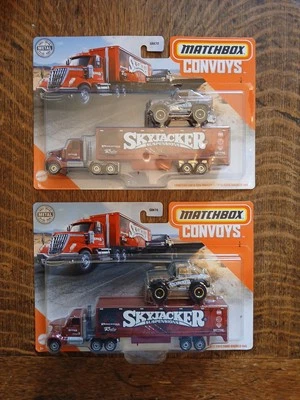 Set Of 2 Matchbox Convoys 1972 Ford Bronco 4x4 Lonestar Cab & Trailer Skyjacker - Image 1 of 2