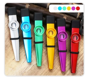 Kleines Kazoos Kinder Musikinstrument Metall Kazoo zum Üben - Bild 1 von 9