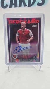 Coche Topps cromado 24/25 Dennis Bergkamp /75 FC Arsenal - Imagen 1 de 2