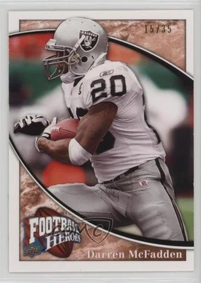 2009 Upper Deck Football Heroes Orange /35 Darren McFadden #20 - Image 1 of 2