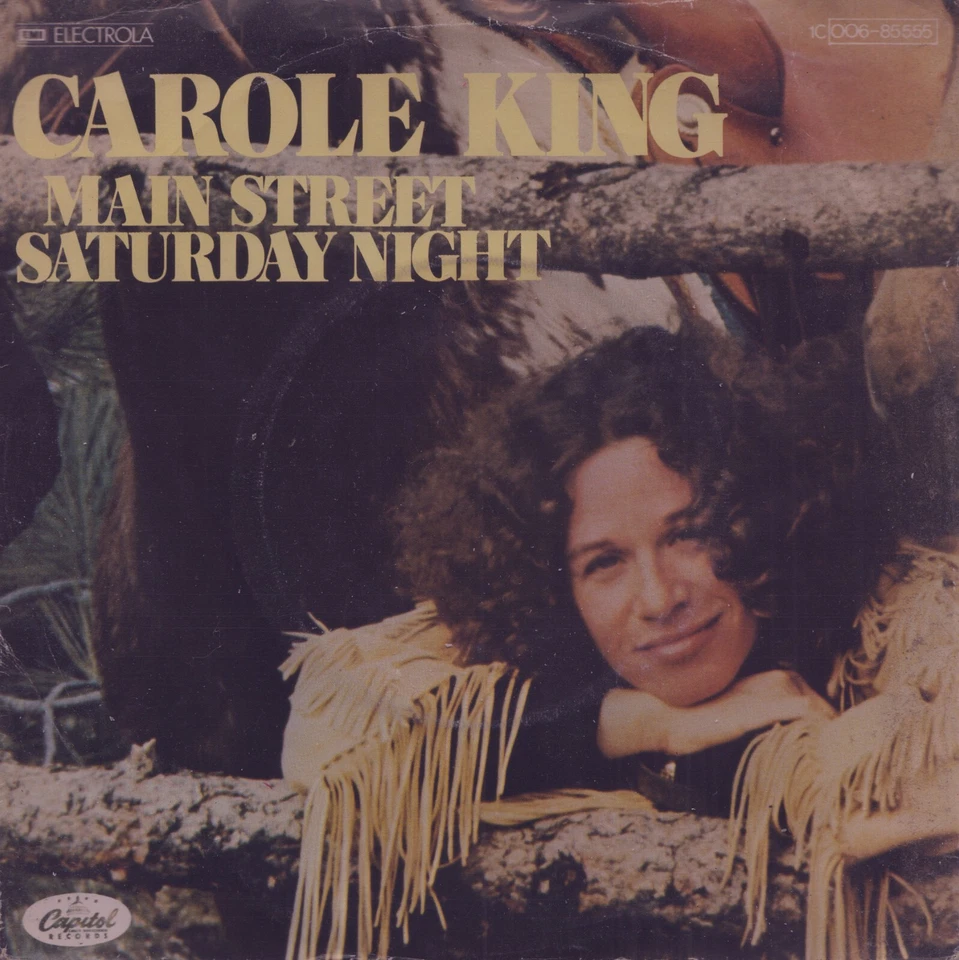 CAROLE KING: Main Street Saturday Night (´78 / rare orig. German 7") - Image 1 of 1