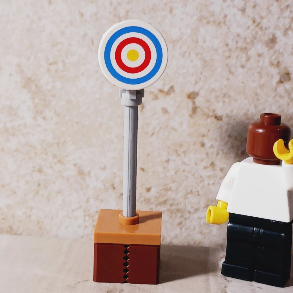 New LEGO Target Tall Handheld :) Stand Rifle Bow Arrow Archery Circle colorful - Image 1 of 1