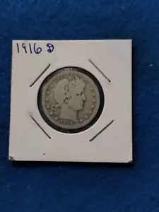 1916 d barber quarter - Picture 1 of 3