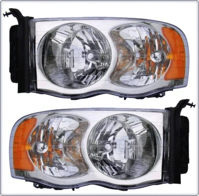 2x SCHEINWERFER HAUPTSCHEINWERFER FÜR DODGE RAM 1500 2500 3500 2002 - 2005 - Bild 1 von 3