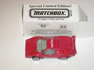 Matchbox 1997 Edición Especial Limitada Lamborghini City Hair Minn, Rojo, RARO - Imagen 1 de 2