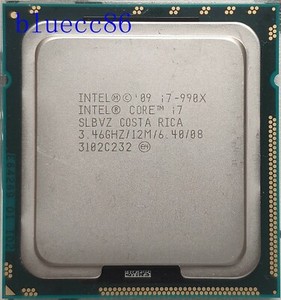 Intel core i7-990X Extreme Edition LGA1366 3.46GHz 6Core 12M SLBVZ CPU Processor