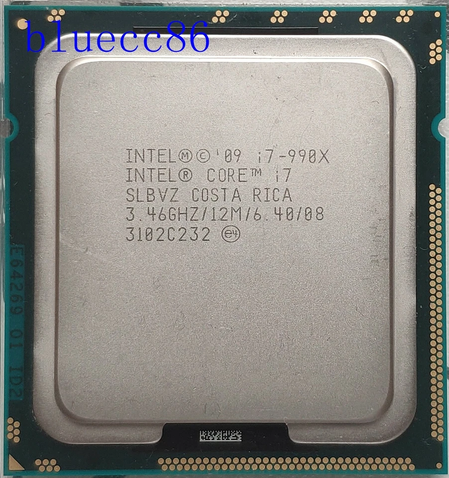 Intel core i7-990X Extreme Edition LGA1366 3.46GHz 6Core 12M SLBVZ CPU Processor - Image 1 of 1