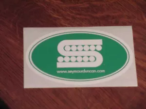 PEGATINA DE PASTILLA SEYMOUR DUNCAN - PARA PARACHOQUES O ESTUCHE DE GUITARRA - 5 X 3 PULGADAS - Imagen 1 de 1