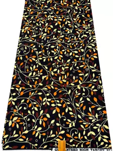Polyester Veritable Ankara Wax Print-Sell by 6 Yards- for Dresses - Picture 1 of 3
