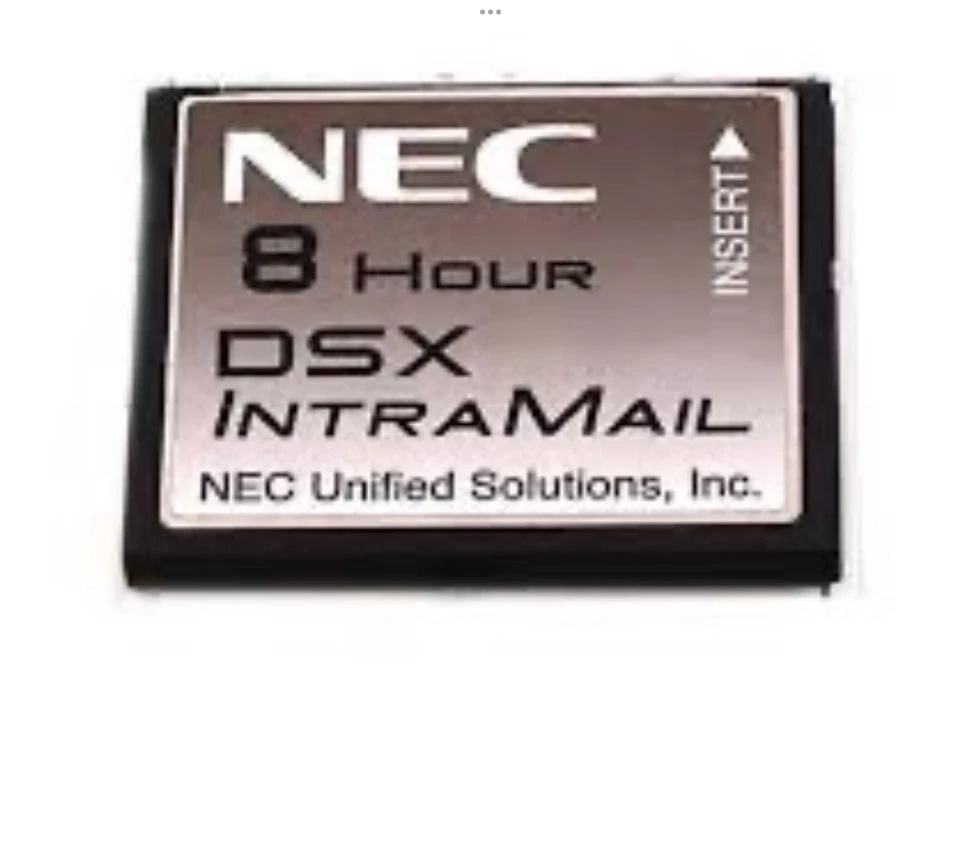 REF “A” STK NEC DSX 40 80 160 1091060 Intramail 2 Port 8 Hour Flash Voice Mail - Image 1 of 1