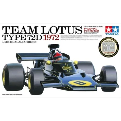 TAMIYA 1/12 Big Scale Series n.46 Team Lotus Type 72D 1972 Plastic Model 12046 - Immagine 1 di 4