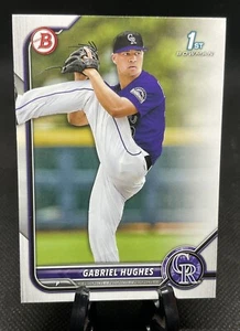 2022 Bowman Draft 1st Edition #BD-151 Gabriel Hughes - Colorado Rockies - Picture 1 of 3