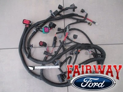 04 Excursion OEM Ford Engine Wiring Harness 6.0L 9/23/03 & Later w/ Fuel Heater - Image 1 of 4