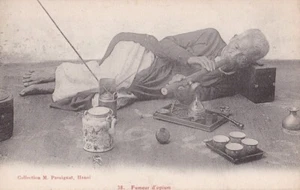Tonkin Passignat Vietnam Indochina Opium Smoker Indochina - Bild 1 von 2