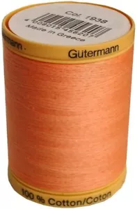 Gutermann 876 yd Natural Cotton Thread Solids, Salmon - Picture 1 of 1