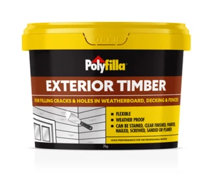 Polyfilla Exterior Flexible Timber Woodfiller 2Kg - Picture 1 of 1