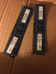 4GB (2x2GB) Nanya DDR3 1333 desktop DIMMs PC3-10600U RAM NT2GC64B88B0NF-CG RAM - Picture 1 of 2
