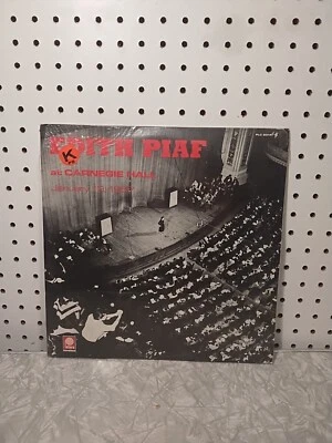 Edith Piaf At Carnegie Hall January 13, 1957 2 LP 1977 Hymne A L'amour Sealed - Image 1 of 4