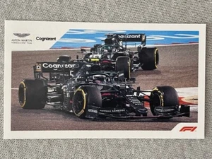 Pegatina Topps Fórmula 1 Fórmula 1 F1 temporada 2021 90 pantalla ancha coche Aston Martin - Imagen 1 de 1