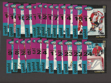 1995-96 COLLECTOR'S CHOICE YOU CRASH THE GAME GOLD INSERT LOT (25) *7934