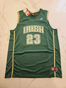 LeBron James #23 Green St Vincent St Mary Irish High School Stitch Jersey Medium - Picture 1 of 4