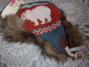 FUR Bear TRAPPER HAT Dog Cap Bond & Co new - Picture 1 of 1