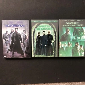 Matrix Trilogy 3-DVD Lot  1 2 3 Reloaded / Revolutions - Bild 1 von 2