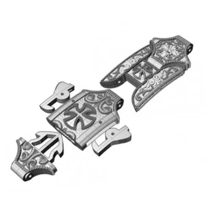 Armband Wachsmuster für verlorenes Wachsgussschmuck mit Verschluss (1 Stk.) _511490 - Bild 1 von 6