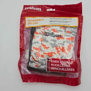 Ginocchiere Wilson Reversibili Deluxe Junior Standard Mimetiche/Nere NUOVE - Foto 1 di 4