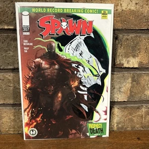Spawn Issue 307 With Large Remarque And Custom Backer Board By SpanglerCreations - Picture 1 of 7