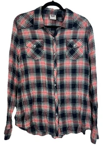 HARLEY DAVIDSON STUDDED PEARL SNAP BUFFALO CHECK PLAID FLANNEL SHIRT Gr. XL - Bild 1 von 9