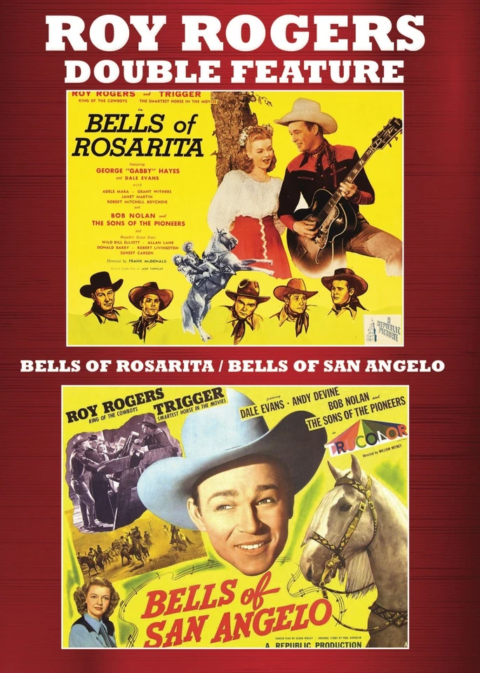 Bells of Rosarita/Bells of San Angelo (Double Feature) (DVD) Roy Rogers - Image 1 of 1
