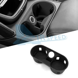 Car Center Console Water Cup Holder Fit Porsche Cayenne 2011-2017 Black Silicone - Picture 1 of 8